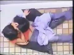 A skinny wife's lover uses a concealed camera to taunt and masturbate her.